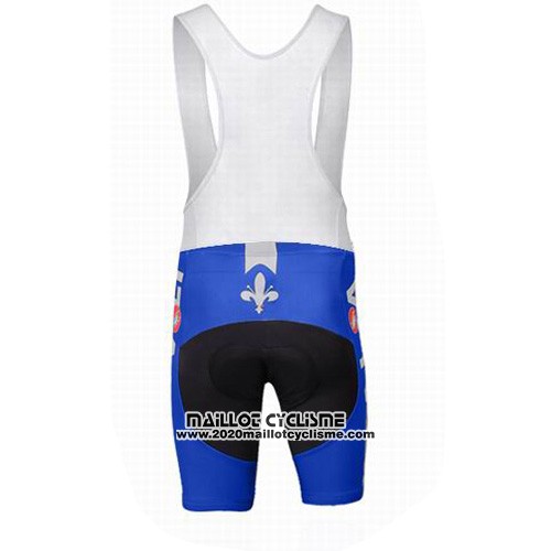 2014 Maillot Ciclismo Italie Blanc et Bleu Manches Courtes et Cuissard
